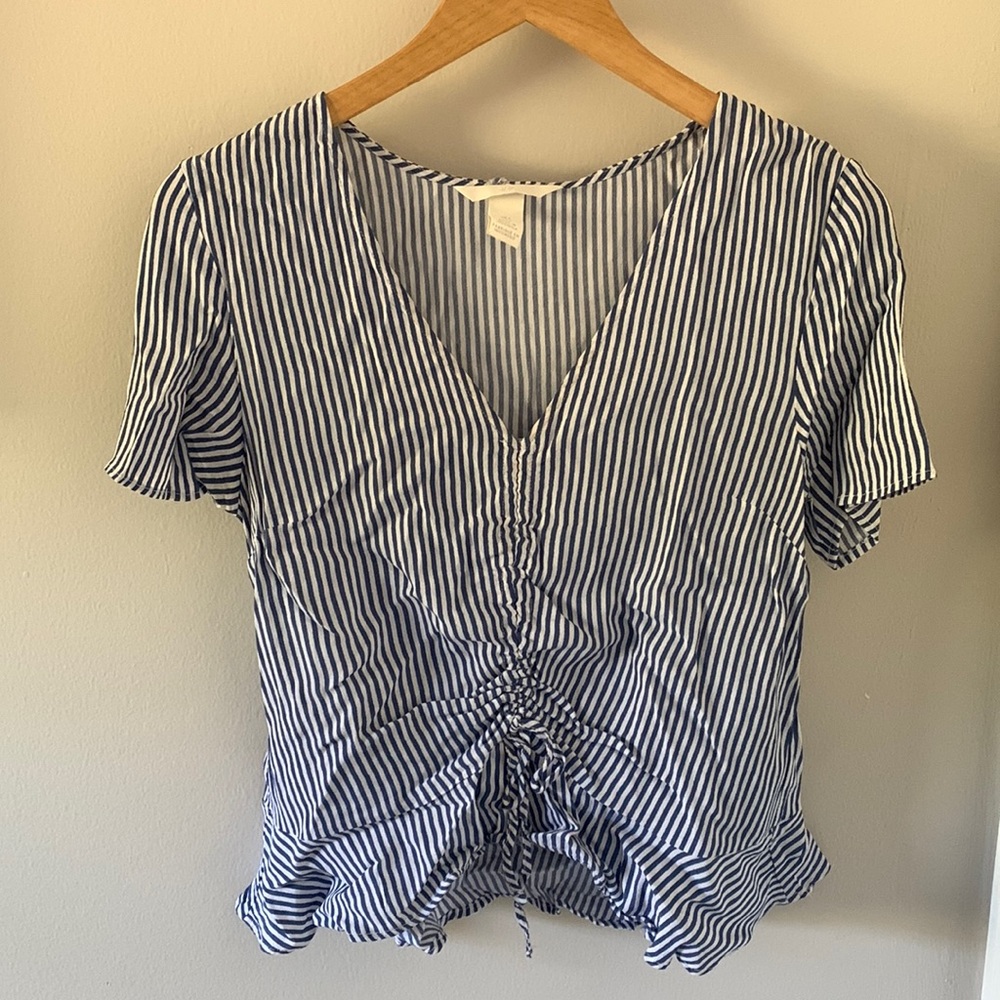 H&M Striped Blouse